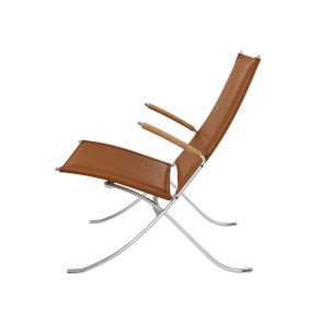 FK 82 X-Chair, Cognac Lder