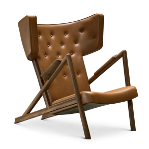 Grshoppestol FJ3800, Valnd Olie, Lder Elegance Valnd