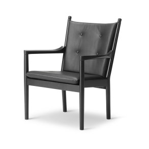 1788 Stol, Sort Lder/Sort Lak