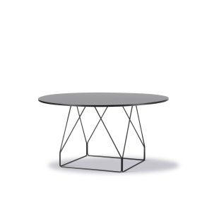 JG Bord 140, Sort Linoleum/Sort Stel