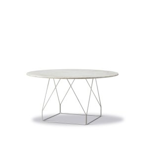 JG Bord 140, Ivory Kvartsit/Stl Stel