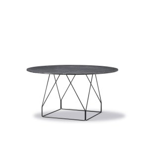 JG Bord 140, Sort Marmor/Sort Stel