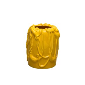 Michael Kvium Jam Vase, Empire Yellow