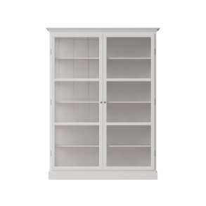 Classic V2 Vitrineskab, Hvid