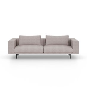 Vipp Loft 3-pers Sofa, Brook Beige/Chestnut, Sort Stel