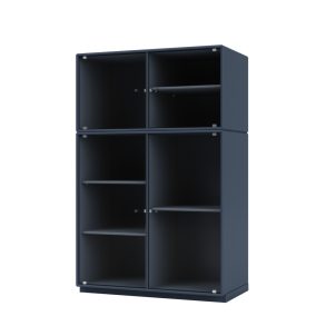 Montana RIPPLE III vitrineskab (P� sokkel)