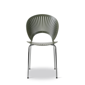 Trinidad Stol, Khaki Green/Krom Stel