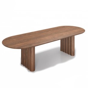 Plush Bord Oval, 240x100, Rget Eg