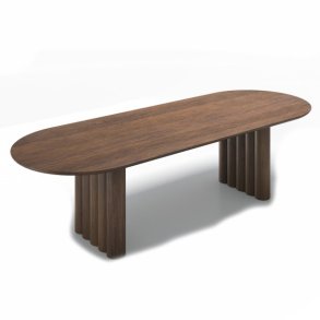 Plush Bord Oval, 240x100, Valnd Olie