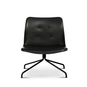 Primum Lounge Stol, Uden Armln, Sort Zenso/Sort Stel