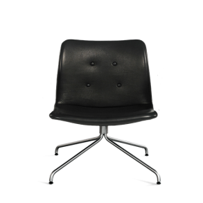 Primum Lounge Stol, Uden Armln, Sort Zenso/Stl Stel