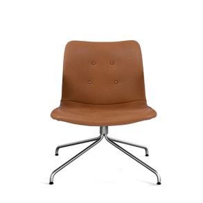 Primum Lounge Stol, Uden Armln, Cognac Zenso/Stl Stel