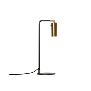 Lektor Table Bordlampe, Messing/Sort