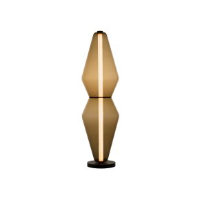 The Palazzo Gulvlampe, Brun Glas / Sort