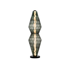 The Palazzo Gulvlampe, R�ger Optisk Glas / Sort