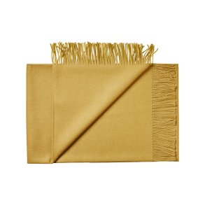 Lima Plaid 130x200cm, 05500 Ochre Yellow