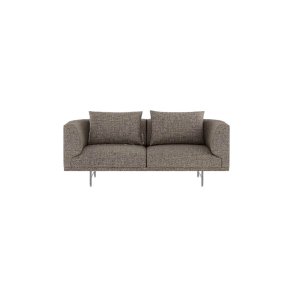 Vipp Chimney 2-pers Sofa, Bark Umber/Off White, St�l Stel