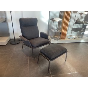 &tradition Muno L�nestol+skammel, Re-Wool