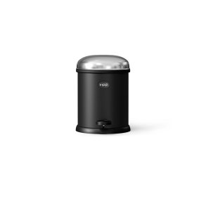 Vipp12 Pedalspand, Sort, 3L