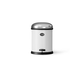 Vipp12 Pedalspand, Hvid, 3L