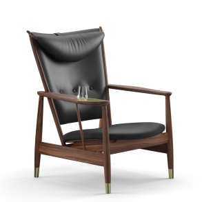 Whiskystol FJ4880, Valnd Olie, Lder Nevada Sort