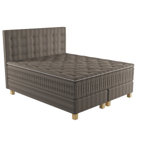 Authentica Kontinentalseng, 180x210, Tobacco, 2-delt, Optiske Firkanter Sengegavl