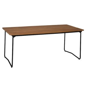 Bord B31 170x92, Teak/Sort