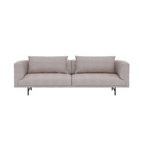 Vipp Chimney 3-pers Sofa, Brook Beige/Chestnut, Sort Stel