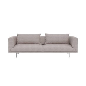 Vipp Chimney 3-pers Sofa, Brook Beige/Chestnut, St�l Stel