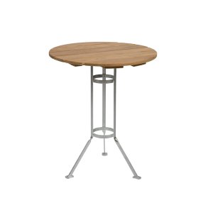 Bryggeribord �60, Teak/Varmgalvaniseret St�l
