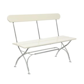 Bryggerib�nken, Hvidlakeret Eg/Varmgalvaniseret St�l