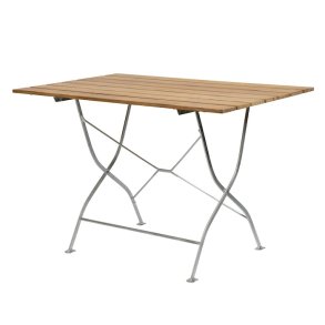 Bryggeribord 70x110, Teak/Varmgalvaniseret St�l