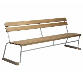 Sofa 5 204cm, Olieret Eg/Varmgalvaniseret Stl