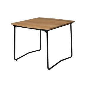 Bord B31 84x92, Olieret Eg/Sort