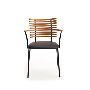 Tiger Armstol GM4106, Eg Olie, Sort Lder, Sort Stl