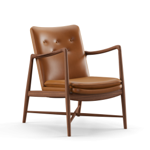 Kaminstol FJ4610, Valnd Olie, Lder Nevada Cognac