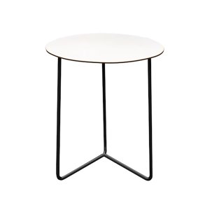 High Tech Bord 60, Hvid Laminat/Sort