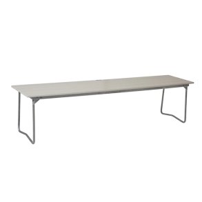 Bnk 9 170cm, Hvidlakeret Eg/Varmgalvaniseret Stl