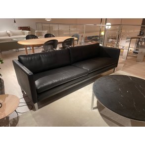 Mogens Hansen MH2614 Sofa 240cm, L�der Frej Sort