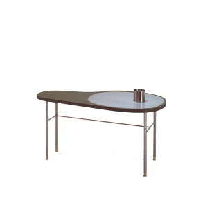 Ross Sofabord FJ4800, Valnd Olie, Med Vase