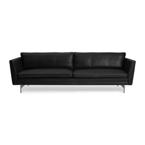 MH2301 Sofa, Sort Gefion L�der