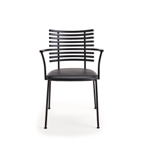 Tiger Armstol GM4106, Sort Ask, Sort Lder, Sort Stl