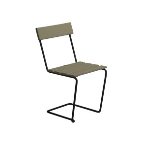 Stol 1, Lysegrn Lakeret Eg/Sort