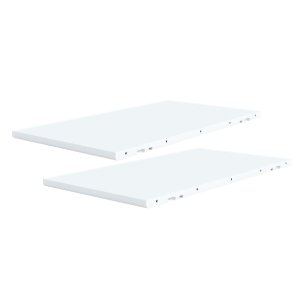 2 stk. T11 Tillgsplade 50x95, Hvid Lakeret