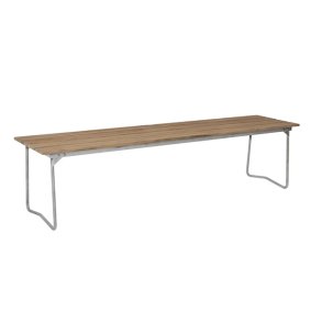 Bnk 9 170cm, Teak/Varmgalvaniseret Stl