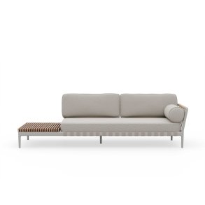 Vipp720 Open-Air Sofa Open End Venstre, Meadow Light Grey