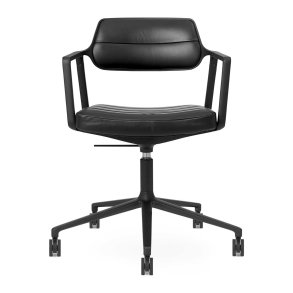 Vipp453 Swivel+ Kontorstol, Sort Stel/Sort Lder